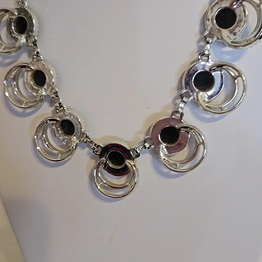 N-015-Vintage 1959 Signed "Sarah Coventry" Choker Necklace - Picture 3 of 5